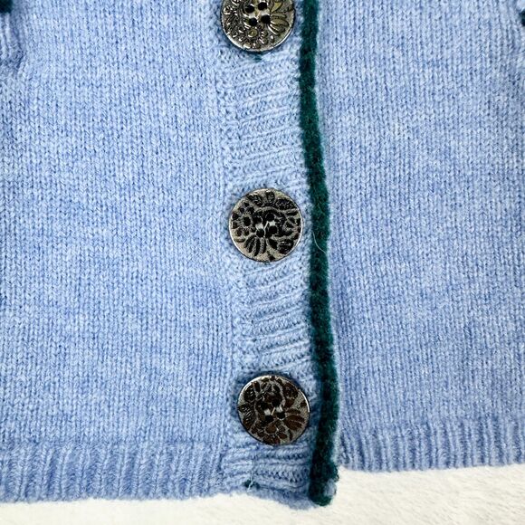Sundance Tulla Cardigan Size Large NEW Extrafine Merino Wool Classic Timeless - Picture 3 of 7